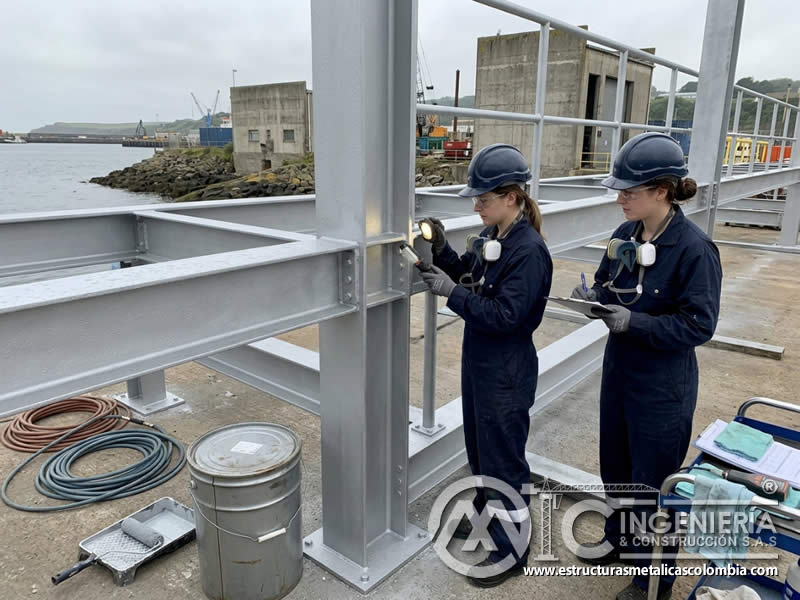 Pinturas de zinc para estructuras en ambientes marinos corrosivos en Bogotá, Colombia. Montajes, Ingeniería y Construcción. MIC SAS.