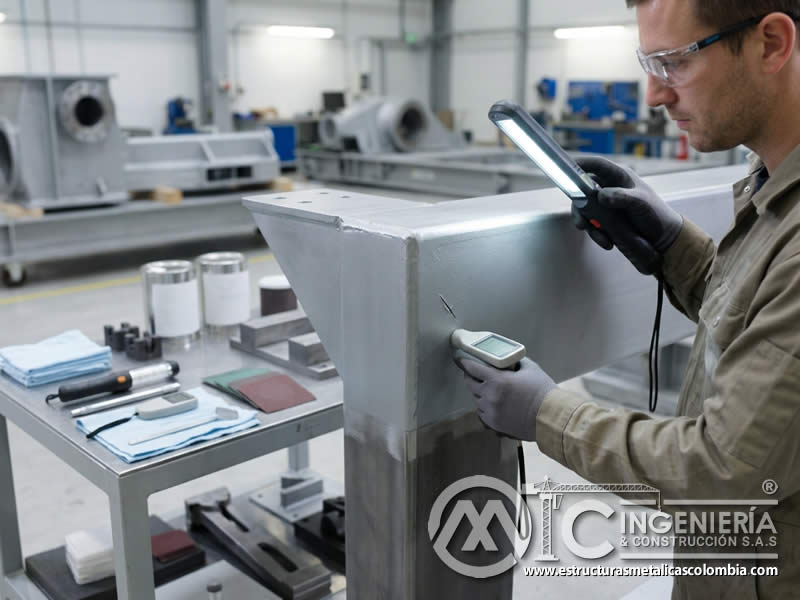Efecto autocurativo de pinturas de zinc en acero protegido en Bogotá, Colombia. Montajes, Ingeniería y Construcción. MIC SAS.