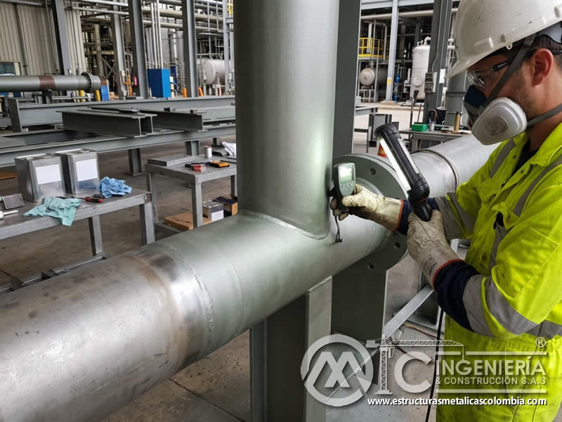 Pintura inorgánica de zinc para alta protección anticorrosiva en Bogotá, Colombia. Montajes, Ingeniería y Construcción. MIC SAS.