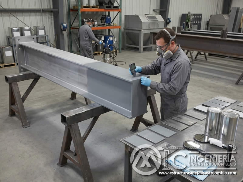 Definición técnica de pintura de zinc para protección del acero en Bogotá, Colombia. Montajes, Ingeniería y Construcción. MIC SAS.
