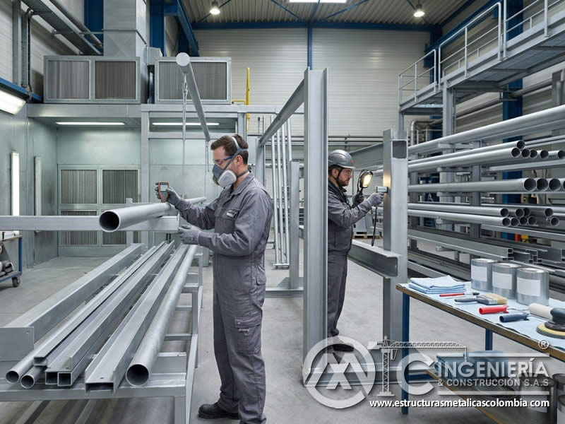 Pinturas de zinc para industria química y petroquímica en Bogotá, Colombia. Montajes, Ingeniería y Construcción. MIC SAS.