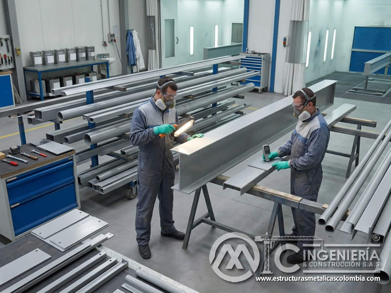 Endurecedor epóxico y proceso de curado en pintura industrial en Bogotá, Colombia. Montajes, Ingeniería y Construcción. MIC SAS.