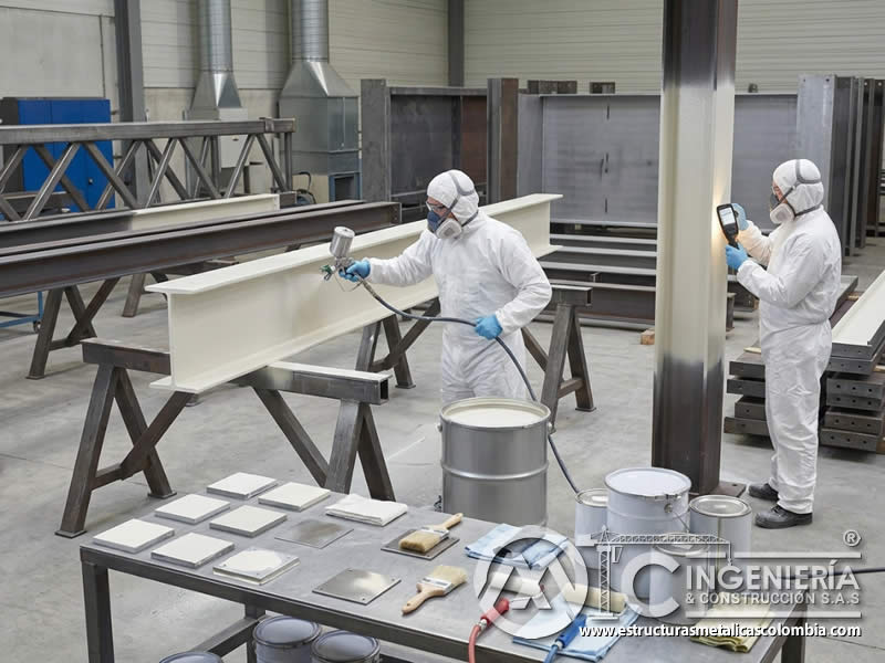 Retardantes de llama en pinturas ignífugas industriales en Bogotá, Colombia. Montajes, Ingeniería y Construcción. MIC SAS.