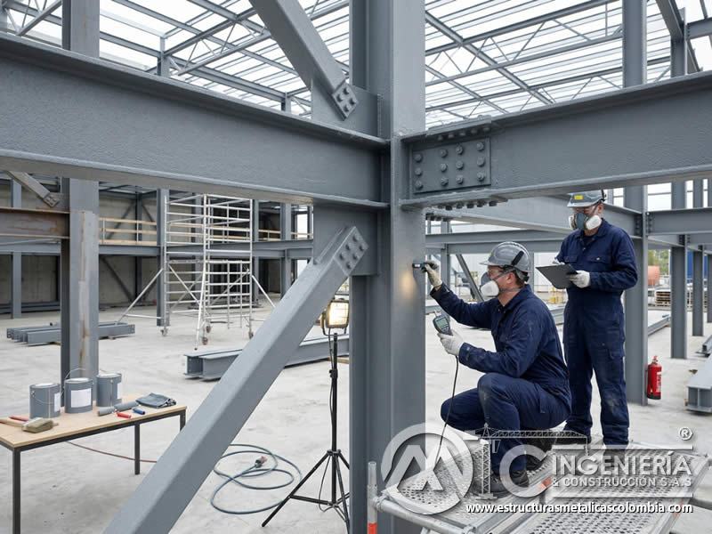 Pinturas ignífugas para estructuras de acero en Bogotá, Colombia. Montajes, Ingeniería y Construcción. MIC SAS.