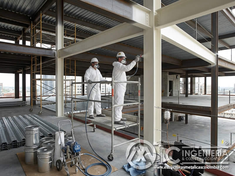 Pinturas ignífugas en construcción y protección pasiva en Bogotá, Colombia. Montajes, Ingeniería y Construcción. MIC SAS.