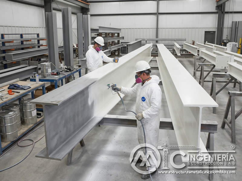 Definición técnica de pintura ignífuga para estructuras en Bogotá, Colombia. Montajes, Ingeniería y Construcción. MIC SAS.