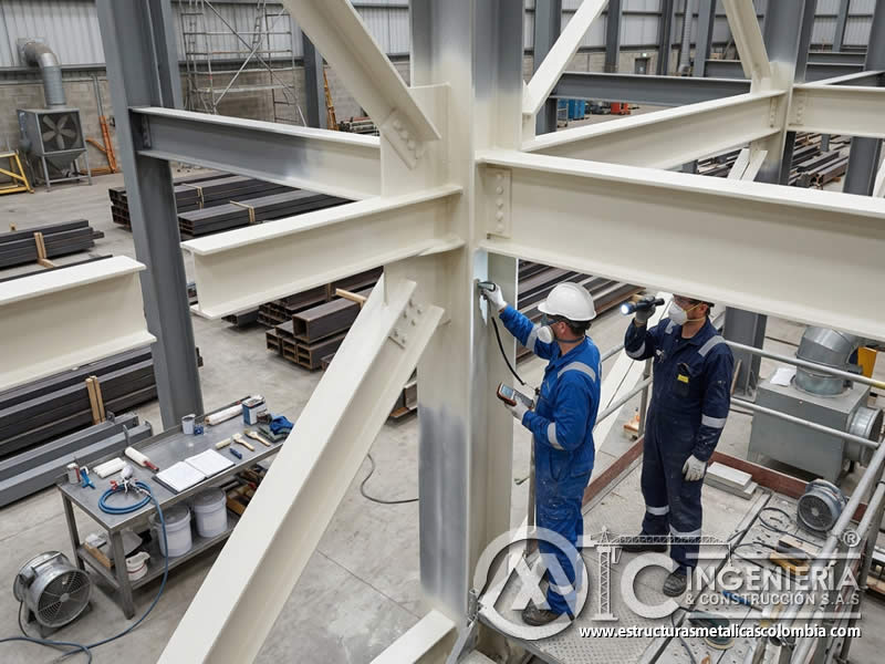 Pinturas intumescentes para estructuras de acero en Bogotá, Colombia. Montajes, Ingeniería y Construcción. MIC SAS.