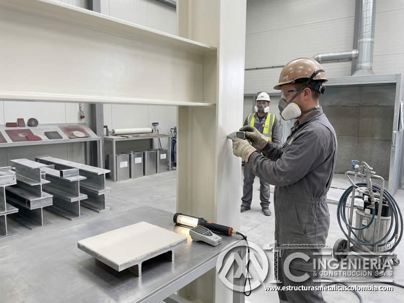 Definición técnica de pintura intumescente para estructuras en Bogotá, Colombia. Montajes, Ingeniería y Construcción. MIC SAS.