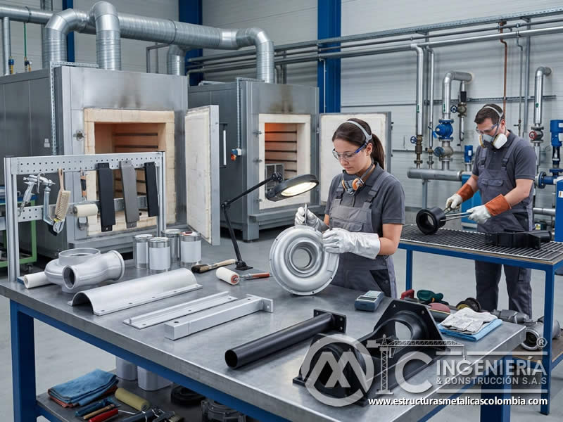 Resistencia térmica de pinturas industriales sobre metal en Bogotá, Colombia. Montajes, Ingeniería y Construcción. MIC SAS.