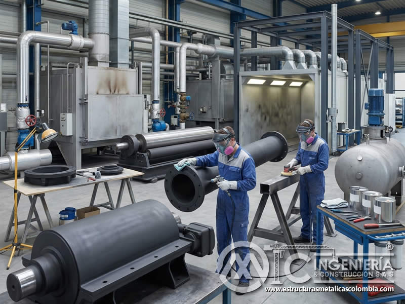 Pinturas térmicas para metalurgia y siderurgia industrial en Bogotá, Colombia. Montajes, Ingeniería y Construcción. MIC SAS.