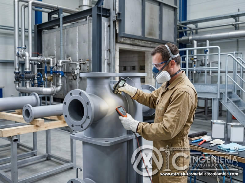 Pintura cerámica para alta temperatura y protección térmica en Bogotá, Colombia. Montajes, Ingeniería y Construcción. MIC SAS.