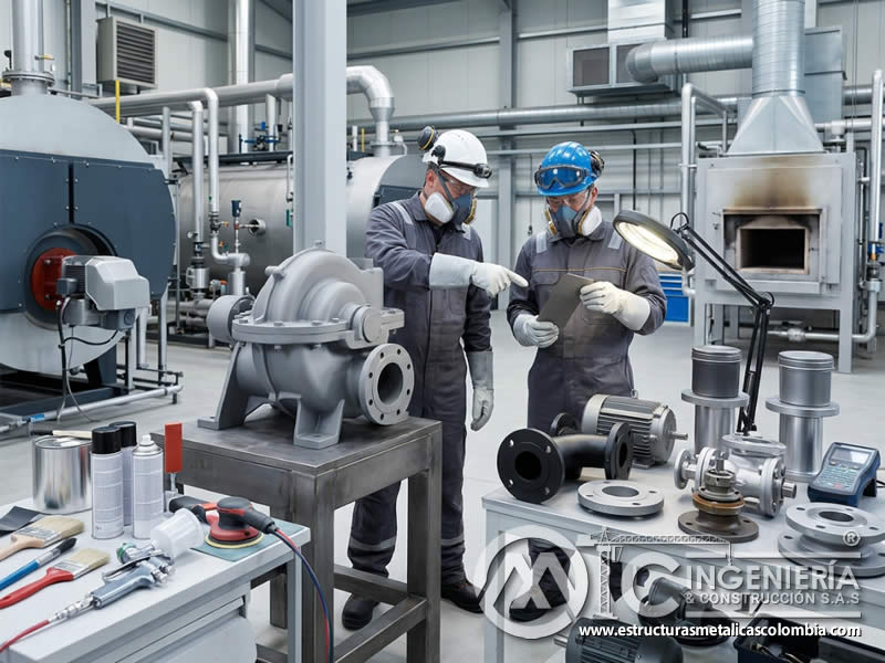 Rangos de temperatura soportados por pinturas industriales en Bogotá, Colombia. Montajes, Ingeniería y Construcción. MIC SAS.
