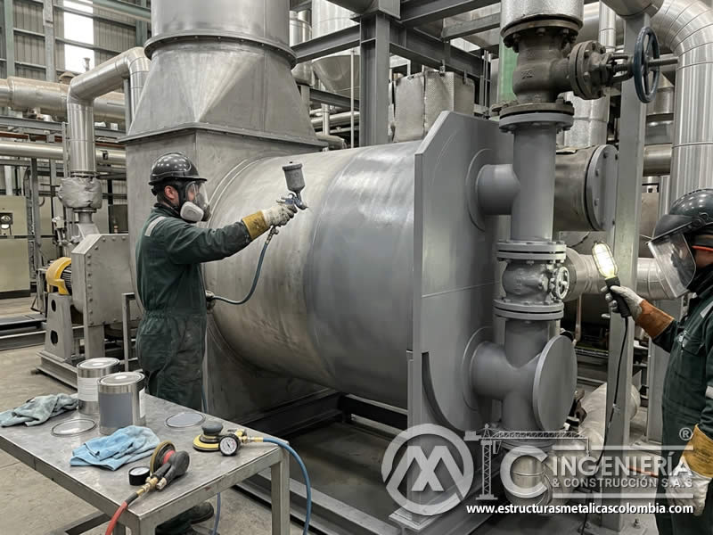 Definición técnica de pintura para alta temperatura en Bogotá, Colombia. Montajes, Ingeniería y Construcción. MIC SAS.