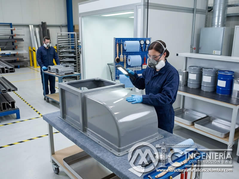 Resistencia química de recubrimientos poliuretánicos industriales en Bogotá, Colombia. Montajes, Ingeniería y Construcción. MIC SAS.