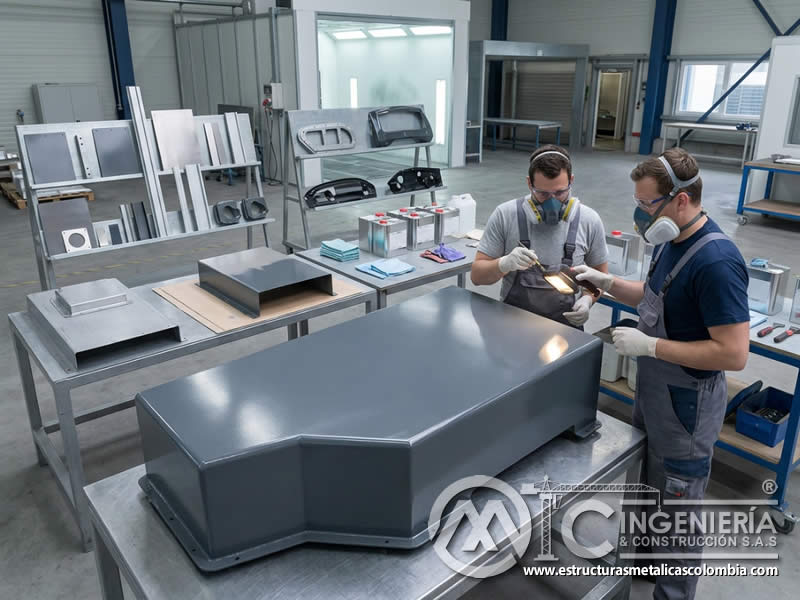 Definición técnica de pintura de poliuretano aplicada en metal en Bogotá, Colombia. Montajes, Ingeniería y Construcción. MIC SAS.