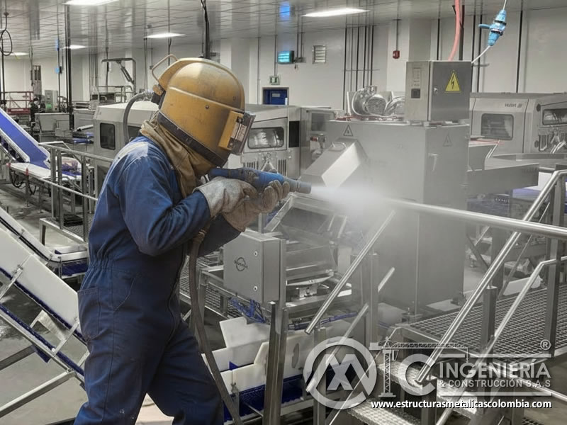 Limpieza Industrial Tanques Acero Inoxidable Alimentos En Bogota Colombia en Bogotá, Colombia. Montajes, Ingeniería y Construcción. MIC SAS.