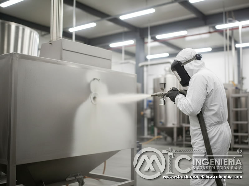 Limpieza Tecnica Alimentos Tanque Acero 316 Grado Haccp En Bogota Colombia en Bogotá, Colombia. Montajes, Ingeniería y Construcción. MIC SAS.