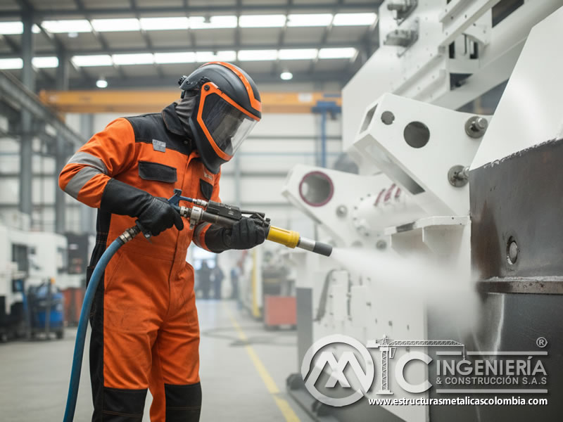 Arenado Componente Metalico Casting Industrial Complejo En Bogota Colombia en Bogotá, Colombia. Montajes, Ingeniería y Construcción. MIC SAS.