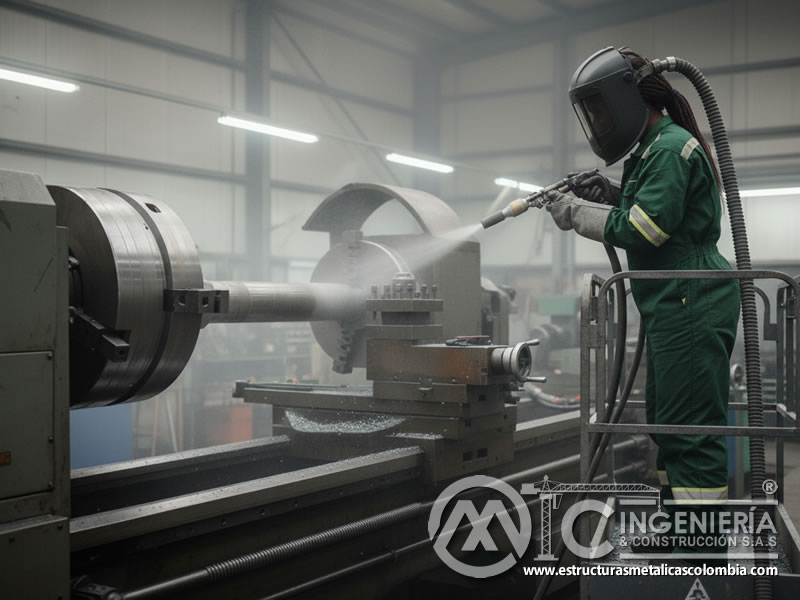 Chorro Abrasivo Caja Engranajes Pieza Industrial Remocion En Bogota Colombia en Bogotá, Colombia. Montajes, Ingeniería y Construcción. MIC SAS.