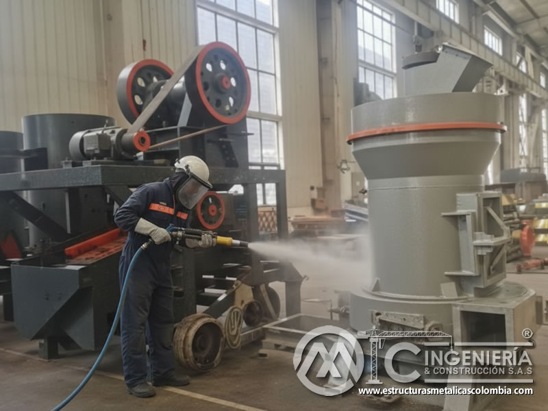 Chorro Abrasivo Trituradora Mandibula Mineria Remocion Industrial En Bogota Colombia en Bogotá, Colombia. Montajes, Ingeniería y Construcción. MIC SAS.