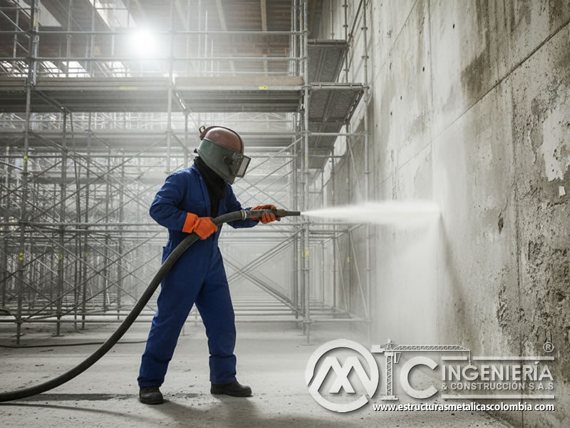 Chorreado De Arena Muro Concreto Moho Contaminacion En Bogota Colombia en Bogotá, Colombia. Montajes, Ingeniería y Construcción. MIC SAS. Chorreado De Arena Muro Concreto Moho Contaminacion En Bogota Colombia en Bogotá, Colombia. Montajes, Ingeniería y Construcción. MIC SAS.