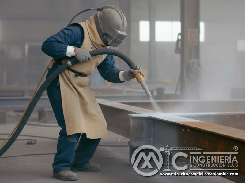 Aplicacion Recubrimiento Protector Pintura Epoxica Anticorrosion En Bogota Colombia en Bogotá, Colombia. Montajes, Ingeniería y Construcción. MIC SAS.