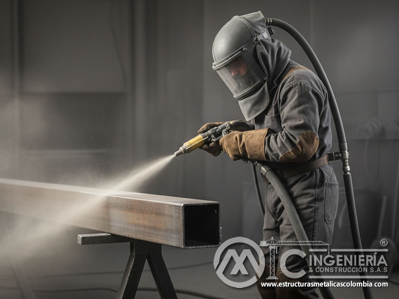 Blast Cleaning Equipo Industrial Pintura Epoxica Anticorrosiva En Bogota Colombia en Bogotá, Colombia. Montajes, Ingeniería y Construcción. MIC SAS.