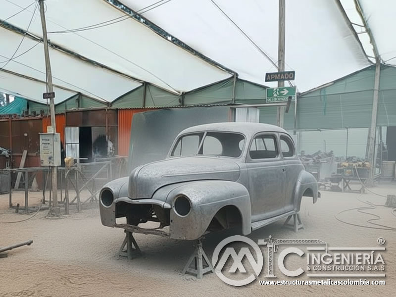 Restauracion Carros Antiguos Sandblasting Carroceria En Bogota Colombia en Bogotá, Colombia. Montajes, Ingeniería y Construcción. MIC SAS.