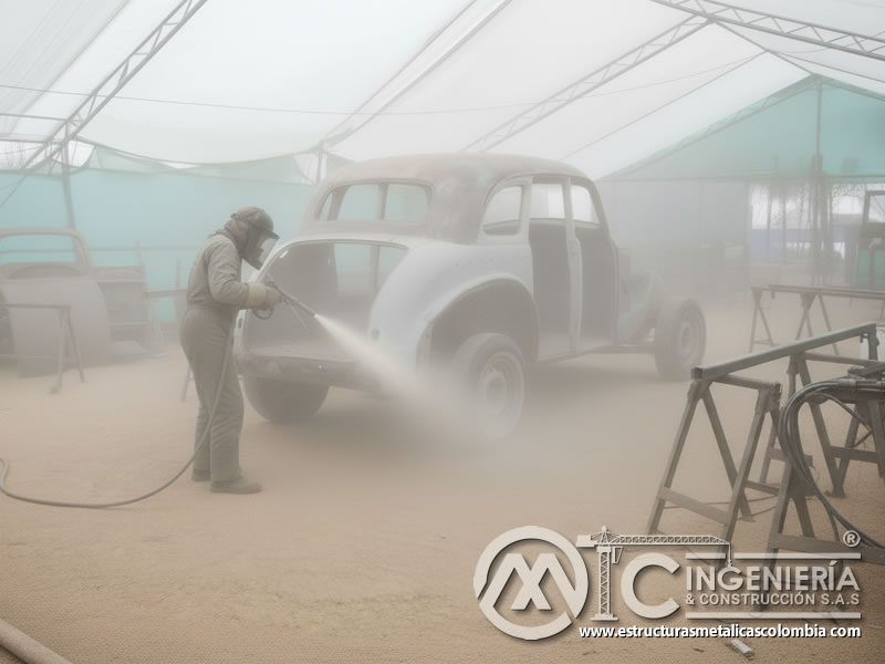 Samblasteado Carros Clasicos Carroceria Completa En Bogota Colombia en Bogotá, Colombia. Montajes, Ingeniería y Construcción. MIC SAS.