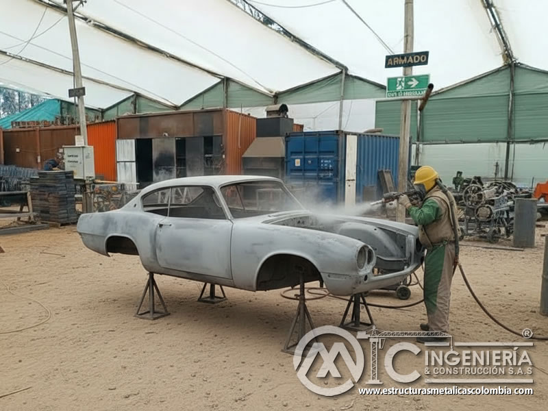 Sandblasting Automotriz Clasicos Remocion Pintura En Bogota Colombia en Bogotá, Colombia. Montajes, Ingeniería y Construcción. MIC SAS.
