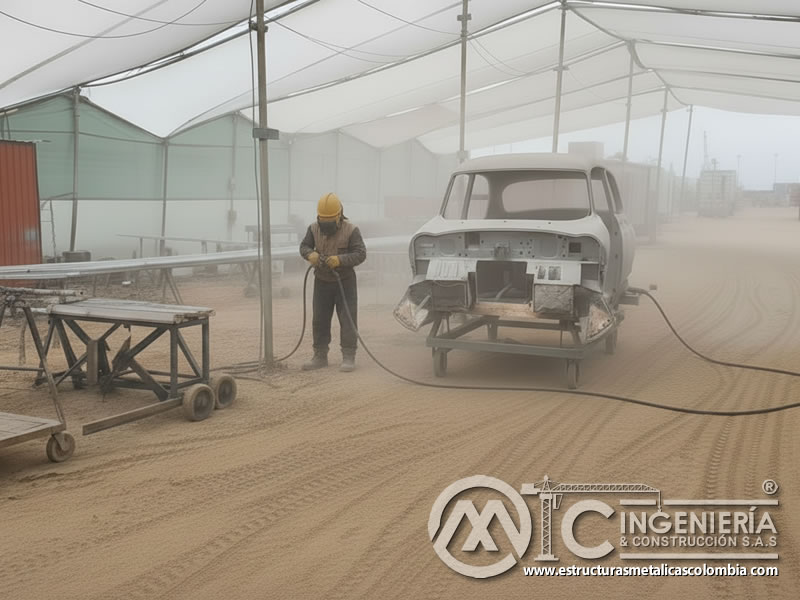 Sandblasting Carros Clasicos Limpieza Chasis En Bogota Colombia en Bogotá, Colombia. Montajes, Ingeniería y Construcción. MIC SAS.