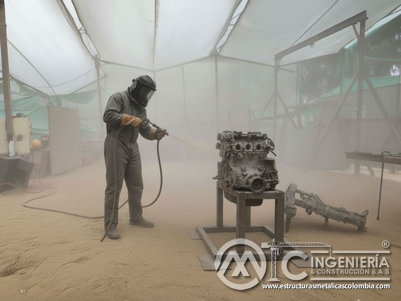 Sandblasting Motores Carros Limpieza Grasa Oxido En Bogota Colombia en Bogotá, Colombia. Montajes, Ingeniería y Construcción. MIC SAS.