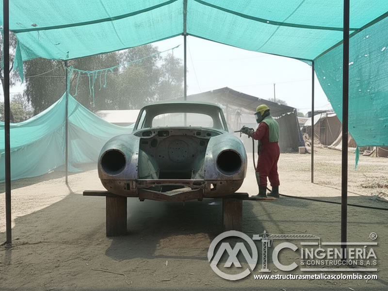 Sandblasting Restauradores Metal Desnudo Carros En Bogota Colombia en Bogotá, Colombia. Montajes, Ingeniería y Construcción. MIC SAS.