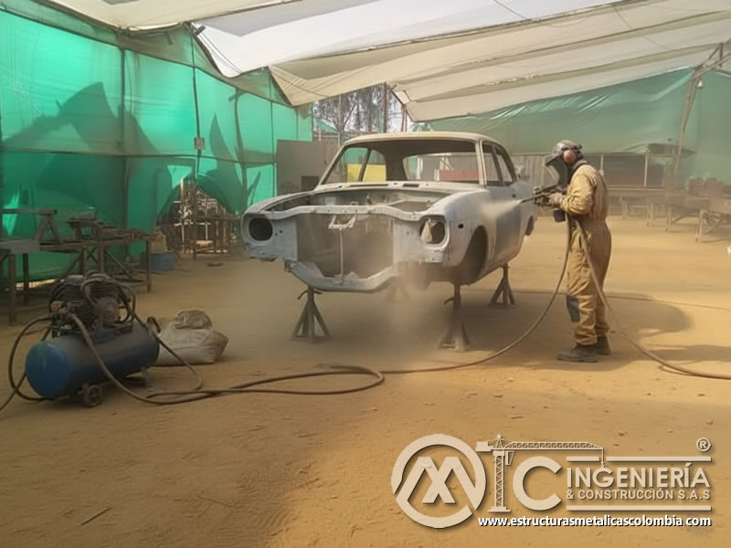 Arenado Carros Clasicos Coupe Carroceria Completa En Bogota Colombia en Bogotá, Colombia. Montajes, Ingeniería y Construcción. MIC SAS.
