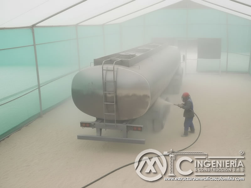 Arenado Semirremolque Cisterna Carroceria Completa En Bogota Colombia en Bogotá, Colombia. Montajes, Ingeniería y Construcción. MIC SAS.