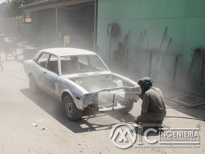 Chorreado Arena Autos Clasicos Latoneria Remocion Oxido En Bogota Colombia en Bogotá, Colombia. Montajes, Ingeniería y Construcción. MIC SAS.