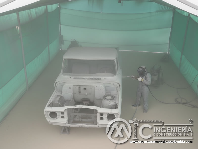 Limpieza Industrial Camioneta Americana Clasica Arenado En Bogota Colombia en Bogotá, Colombia. Montajes, Ingeniería y Construcción. MIC SAS.