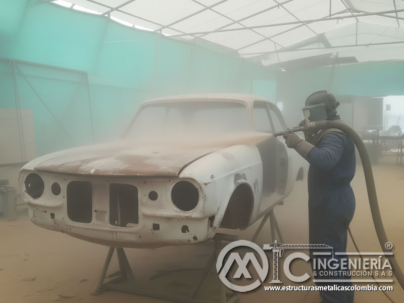 Samblasteado Carros Clasicos Europeos Carroceria Interior En Bogota Colombia en Bogotá, Colombia. Montajes, Ingeniería y Construcción. MIC SAS.
