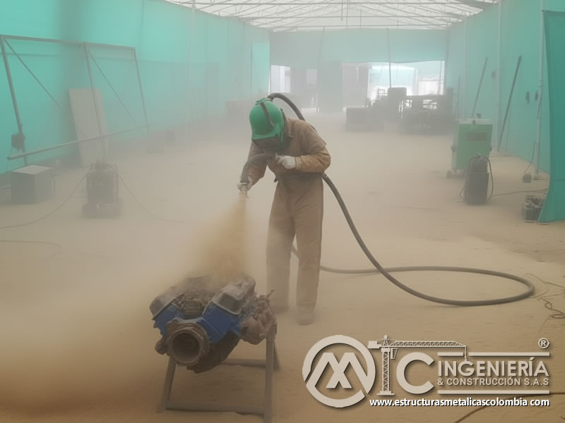 Samblasteo Motor Automotriz Limpieza Piezas Grasa Oxido En Bogota Colombia en Bogotá, Colombia. Montajes, Ingeniería y Construcción. MIC SAS.
