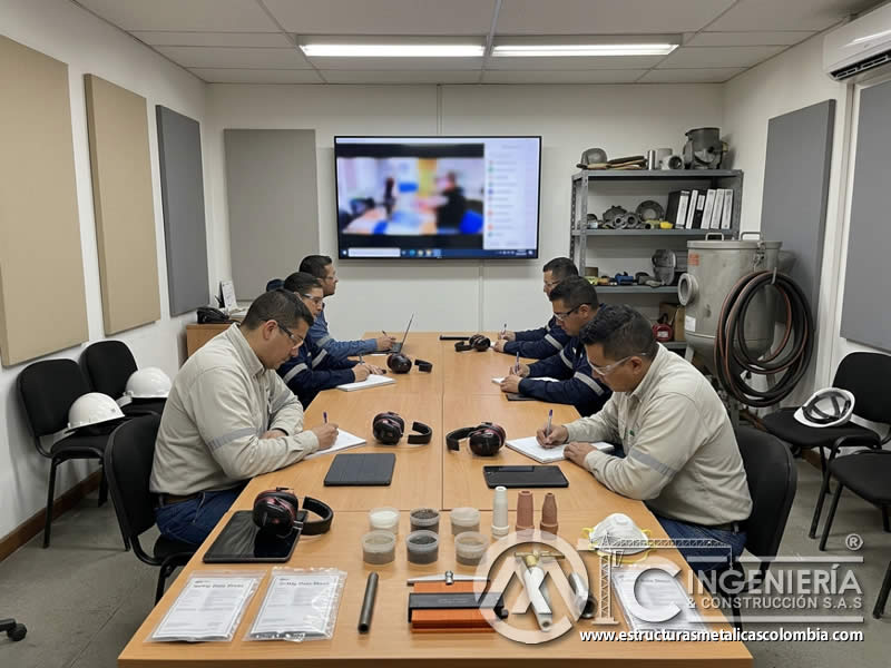 E-learning para capacitación de operarios de sandblasting en Bogotá, Colombia. Montajes, Ingeniería y Construcción. MIC SAS.