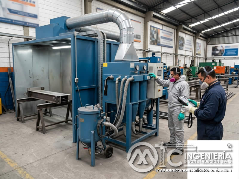 Actualización en vapor blasting y sandblasting en Bogotá, Colombia. Montajes, Ingeniería y Construcción. MIC SAS.