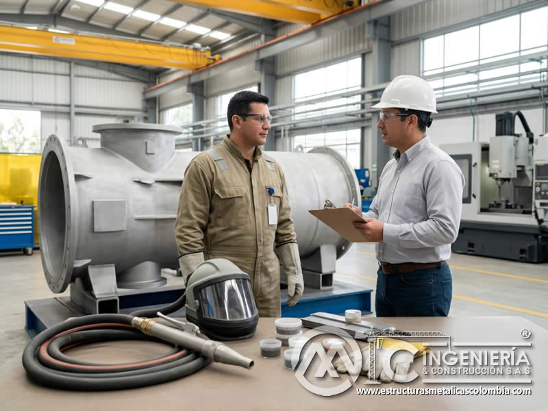 Beneficios empresariales del sandblasting certificado en Bogotá, Colombia. Montajes, Ingeniería y Construcción. MIC SAS.