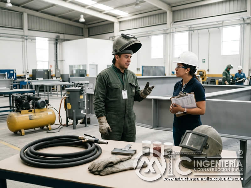 Beneficios para operador certificado de sandblasting en Bogotá, Colombia. Montajes, Ingeniería y Construcción. MIC SAS.
