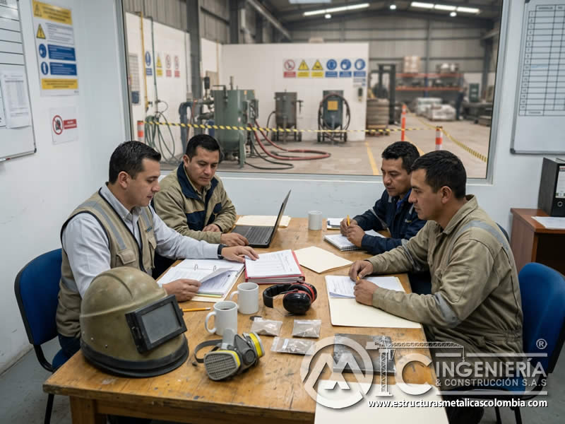Cumplimiento normativo con sandblasting certificado en Bogotá, Colombia. Montajes, Ingeniería y Construcción. MIC SAS.