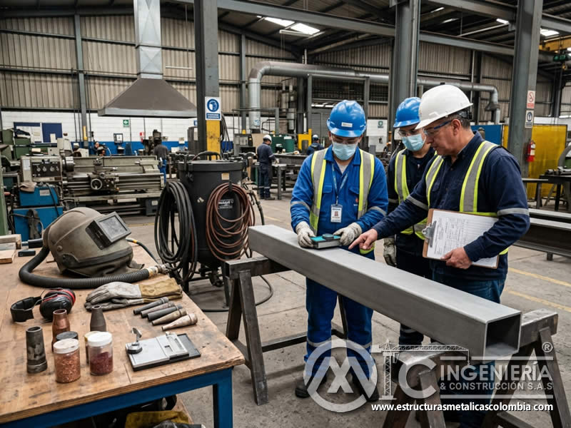 Importancia industrial de la certificación en sandblasting en Bogotá, Colombia. Montajes, Ingeniería y Construcción. MIC SAS.