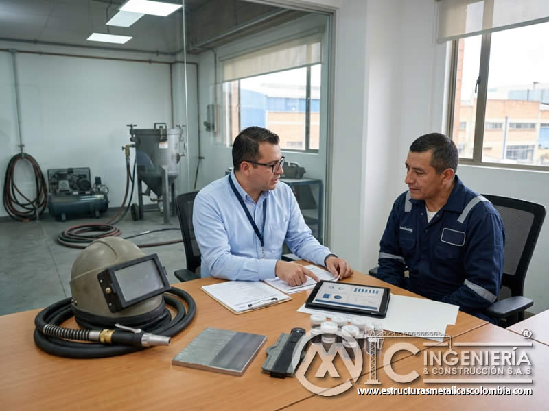 Reevaluación periódica de competencia en sandblasting en Bogotá, Colombia. Montajes, Ingeniería y Construcción. MIC SAS.