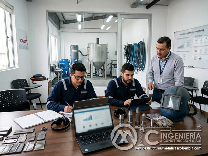 Curso online e-learning de sandblasting en Bogotá, Colombia. Montajes, Ingeniería y Construcción. MIC SAS.