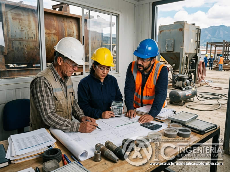 Costos iniciales de sandblasting para análisis ROI en Bogotá, Colombia. Montajes, Ingeniería y Construcción. MIC SAS.