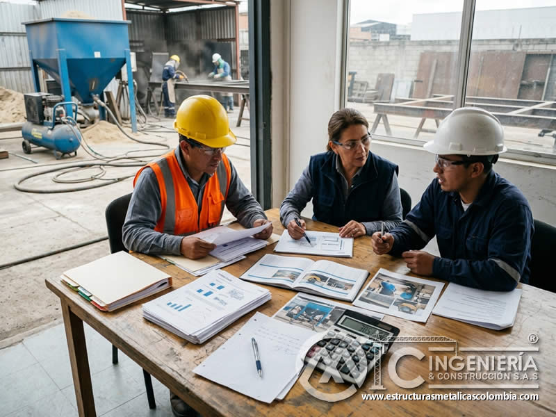 Costos indirectos de proveedores de sandblasting en Bogotá, Colombia. Montajes, Ingeniería y Construcción. MIC SAS.