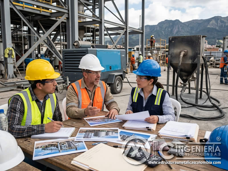 Experiencia y reputación de proveedores de sandblasting en Bogotá, Colombia. Montajes, Ingeniería y Construcción. MIC SAS.